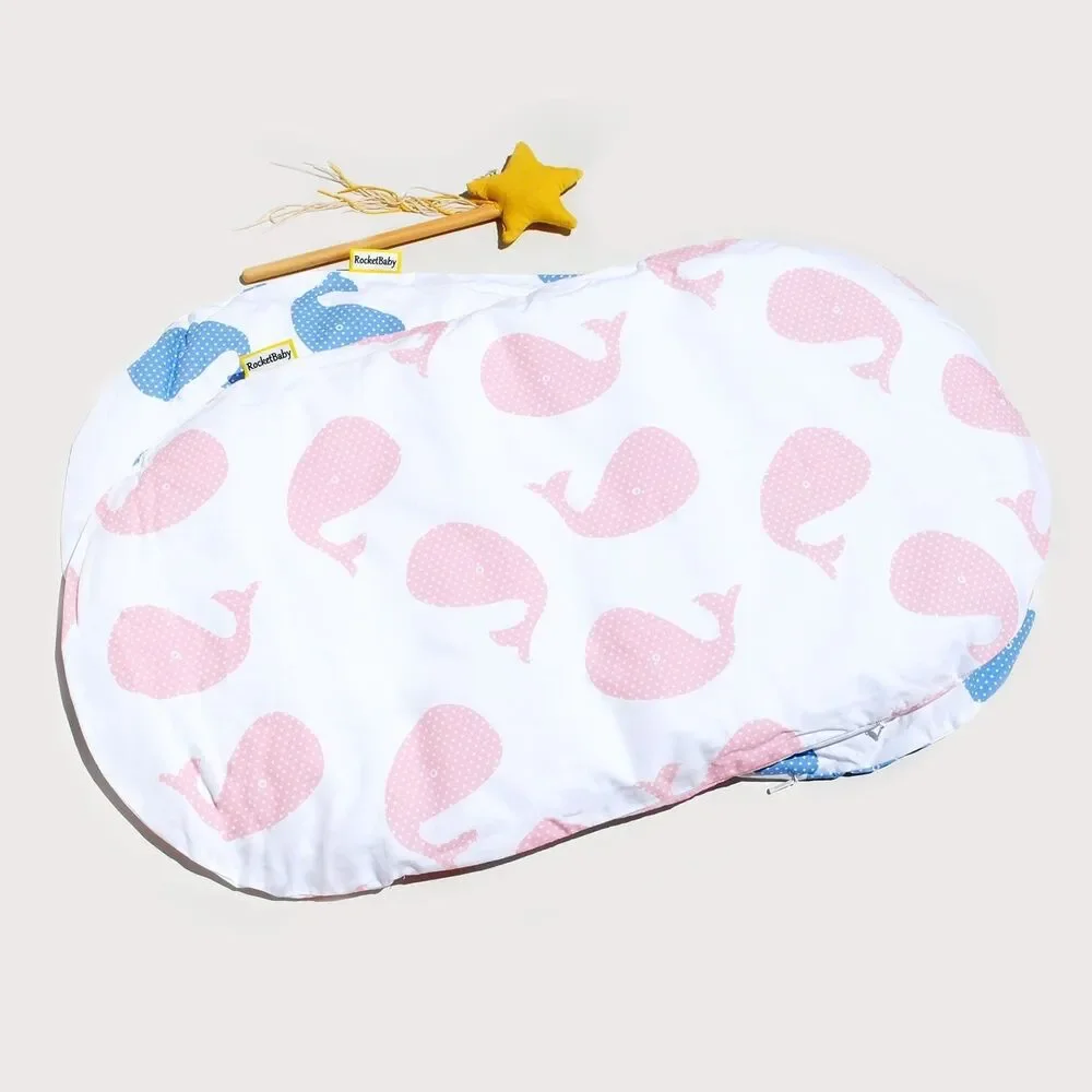 RocketBaby Topponcino Montessori Baby Cushion Pink
